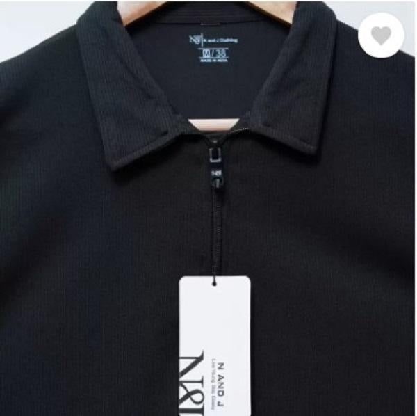 Men's Cotton Plain Polo T-Shirt - 1 Pc Round
Neck